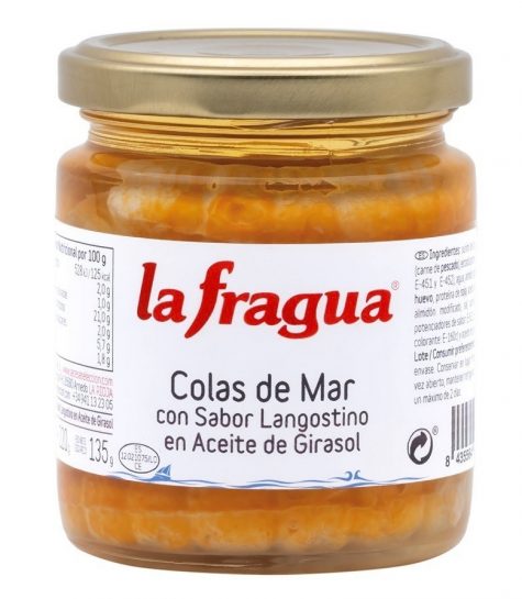 Sea Tails with Prawn Flavour in Sunflower Oil Jar-250
